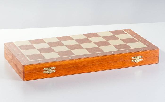 20" Tournament No 6 Chess Set with Ebonized 3 3/4" pieces - Set - Chess-House