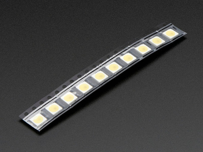 5050 Cool White LED w/ Integrated Driver Chip - 10 Pack (~6000K) by The Pi Hut - The Pi Hut