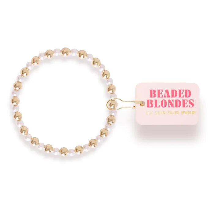 Anna Pearl Bracelet in Gold
