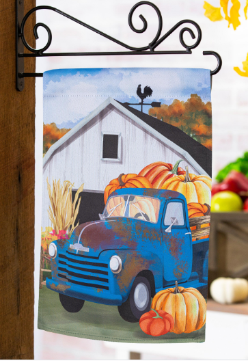 Barns and Harvest Suede Flag