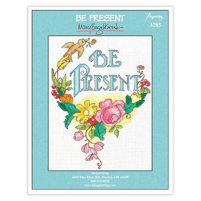 Be Present Counted Cross Stitch Leaflet