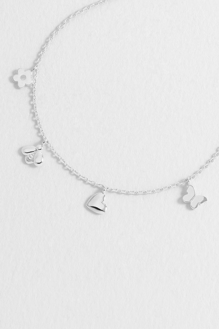 Bee And Butterfly Charm Bracelet