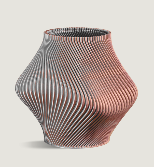 BLOZ-14 BLEND VASE-SALMON