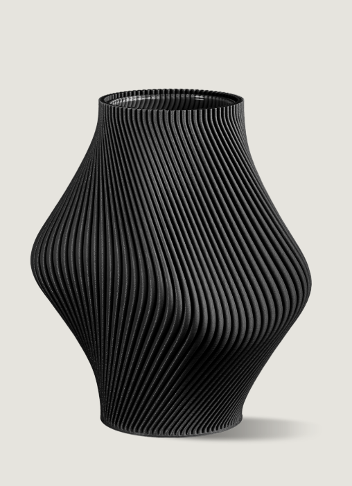 BLOZ-16 VASE CHARCOAL