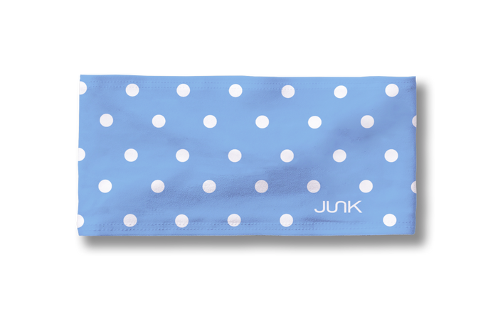 Blue Polka Dots Big Bang Lite Headband - View 3