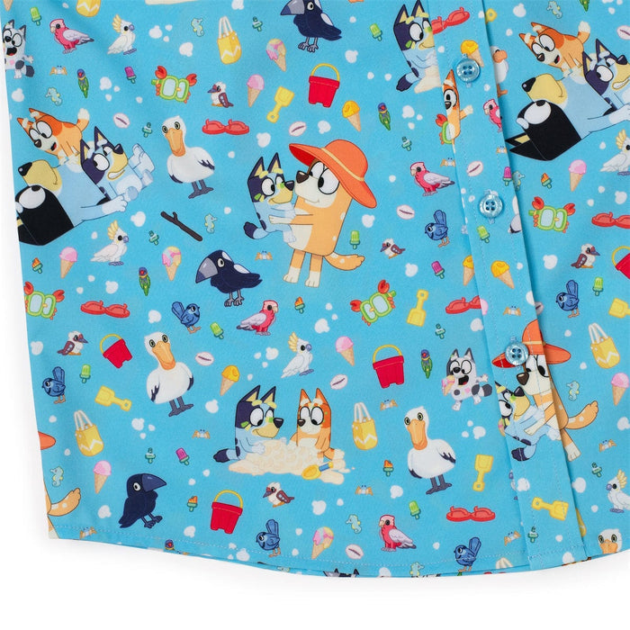Bluey "Beach Day"_ Youth KUNUFLEX Short Sleeve Shirt RSVLTS