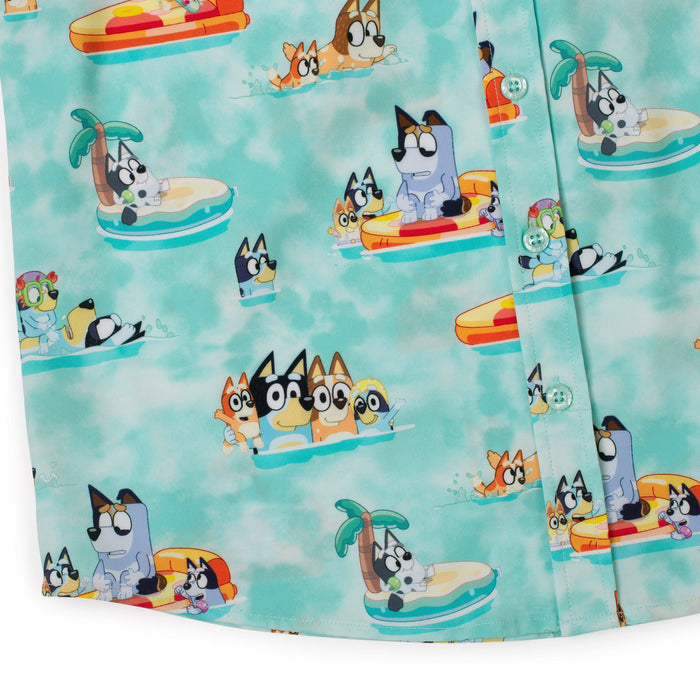 Bluey "Pool Party" _ Youth KUNUFLEX Short Sleeve Shirt
