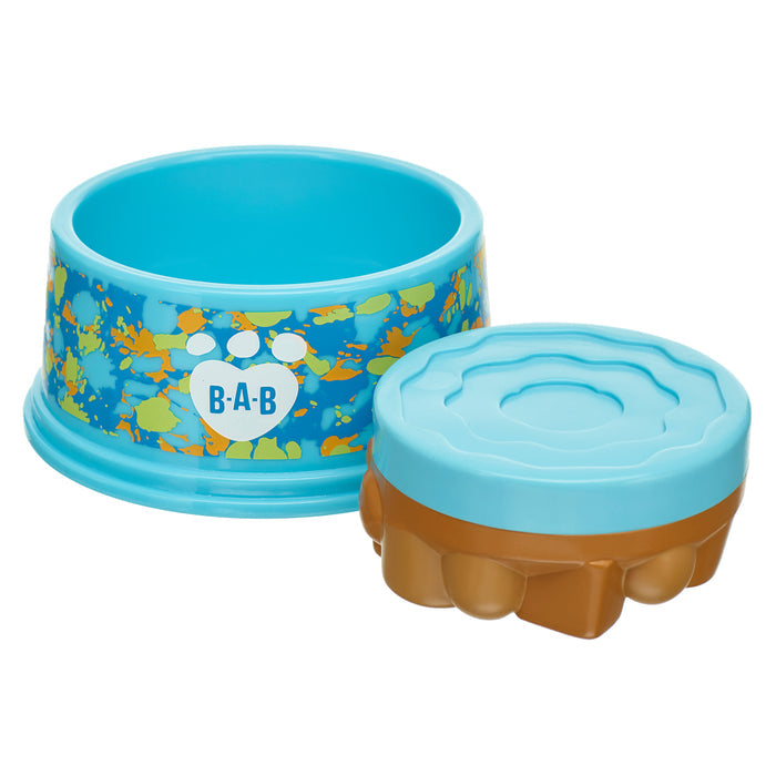 Build-A-Bear® Promise Pets™ Blue Tie-Dye Food Bowl