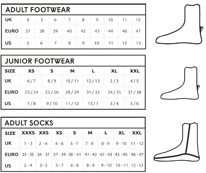 C-Skins Junior 3mm Legend Round Toe Slipper