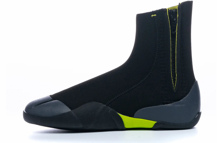 C-Skins Junior Legend 5mm Zipped Round Toe Wetsuit Boots - Blk/Grn
