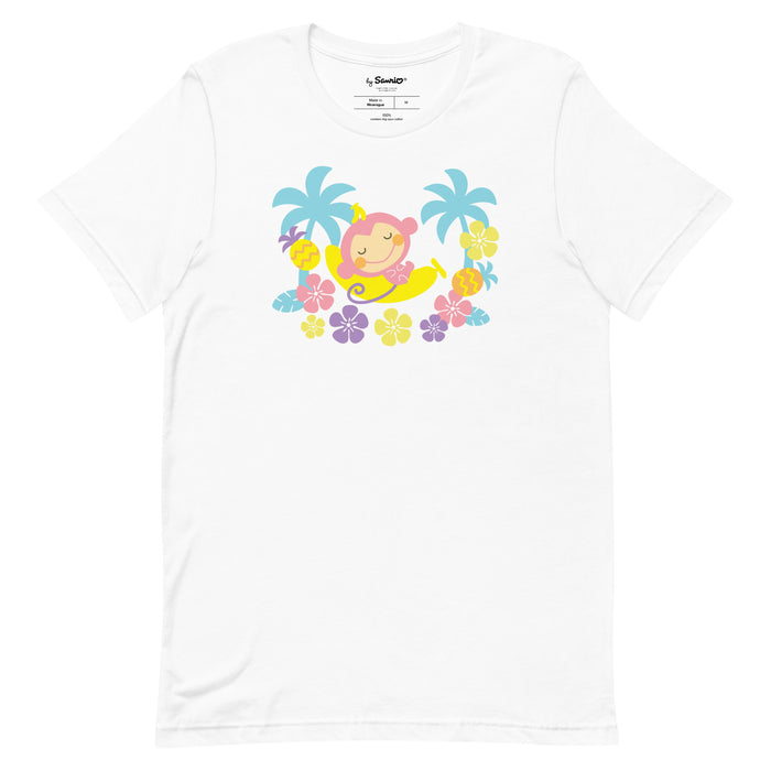 Chi Chai Monchan Tropical Paradise Tee Apparel Printful White XS