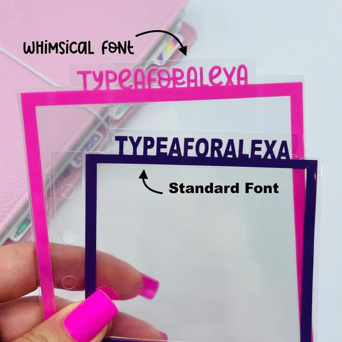 Colorful Leopard Dividers - TOP TABS
