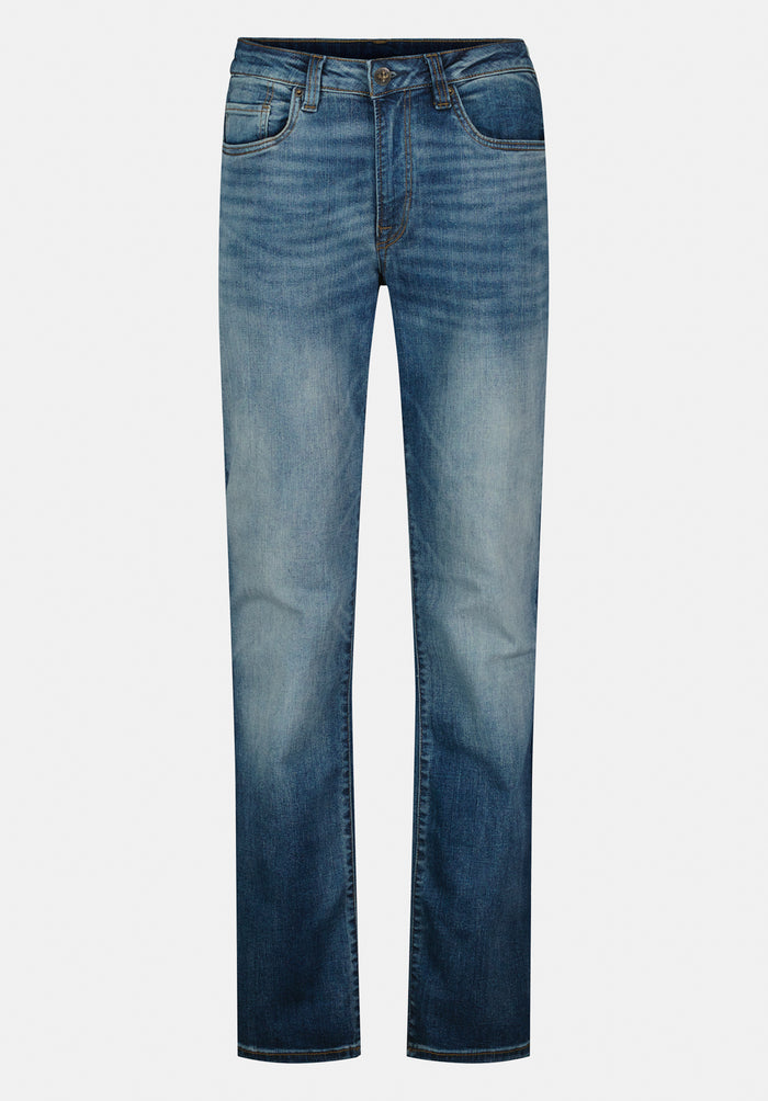 Buffalo Men Jeans Navy Denim Denim Pants Stretch