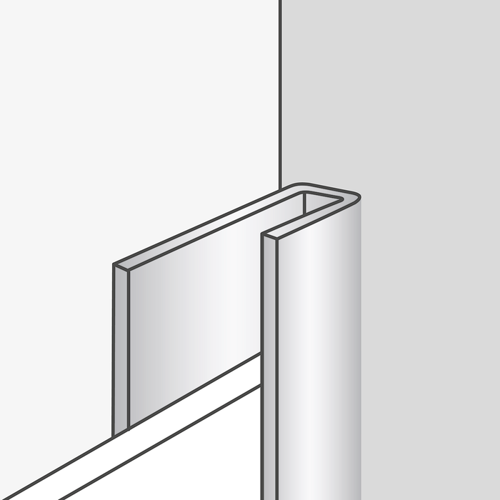 Dumawall Aluminium Finishing Trim 2.6M