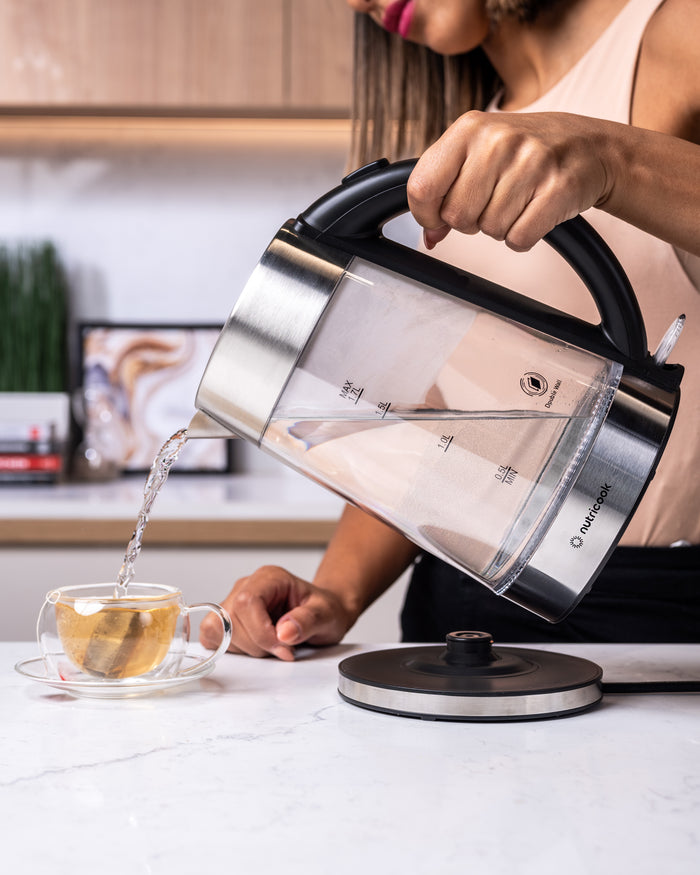 Electric Glass Kettle - 1.7L | Double-Wall Heavy Duty Elite Durability