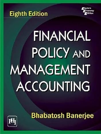 Financial Policy And Management Accounting