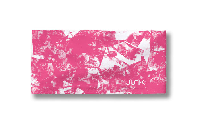 Gridiron Pink White Big Bang Lite Headband - View 3
