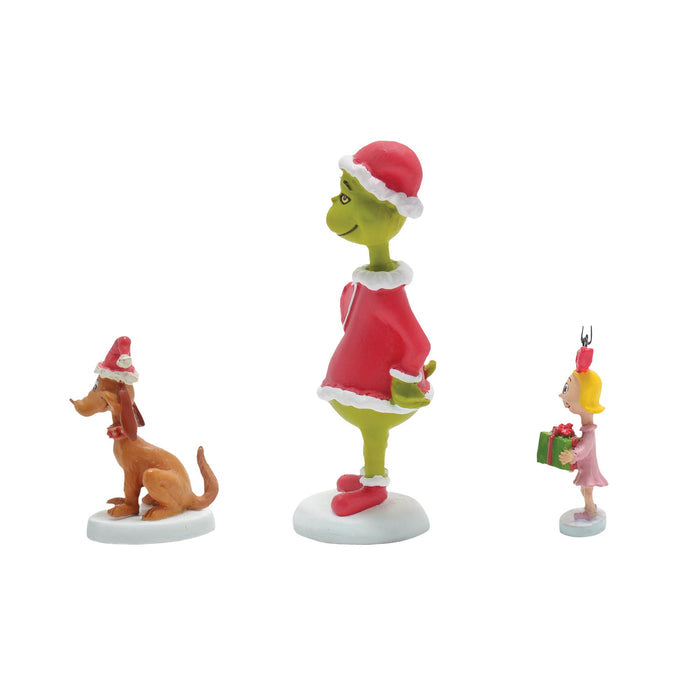 Grinch Villages | Grinch Max & Cindy-Lou Who | Village Figures