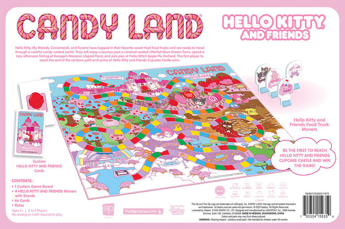 Hello Kitty and Friends Candy Land Board Game Toys&Games USAopoly Inc