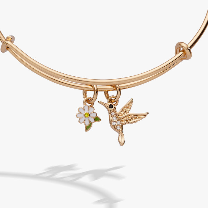 Hummingbird ‘Birds of a Feather’ Classic Charm Bangle