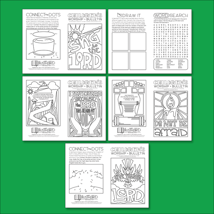 Illustrated Worship Children's Bundle: Summer 2023