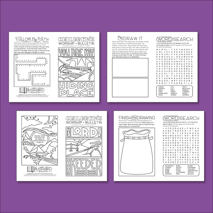 Illustrated Worship Resources: Lent 2023 (Year A)