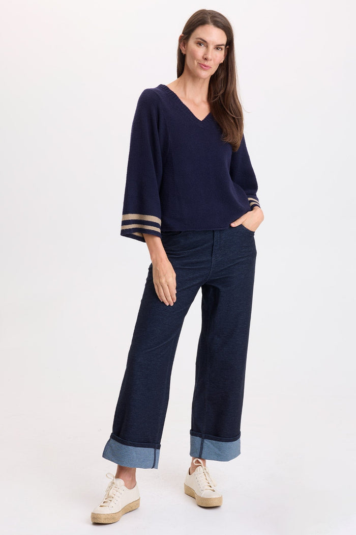 Wearables Jasper Racing Stripe Sweater