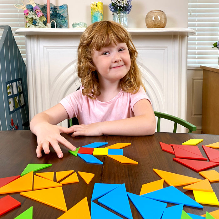 Kids First Math: Tangram Shapes Math Kit with Activity Cards STEM Thames & Kosmos