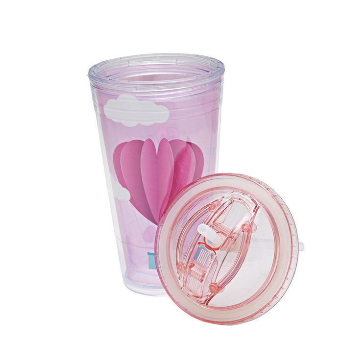 Kitchen Life Double walled bottle - Pink