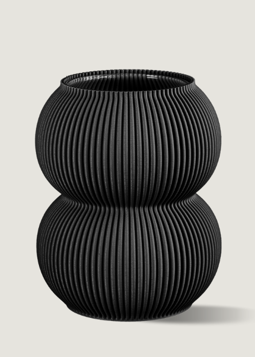 KOYL-14 VASE-CHARCOAL