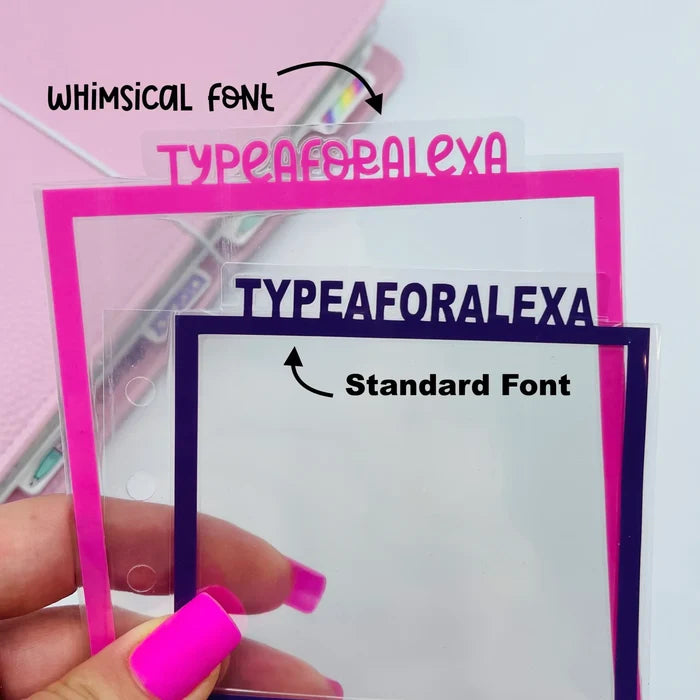 LF Pattern Dividers - TOP TABS