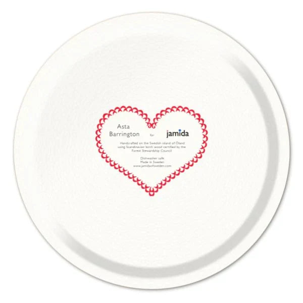 LOVE RED TRAY