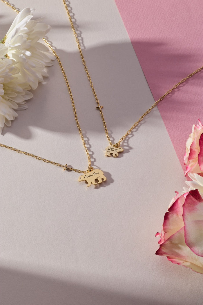 'Mama Bear' Pendant Necklace