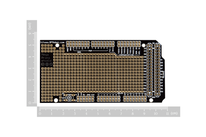 Mega Prototyping Shield for Arduino Mega Due by DFRobot - The Pi Hut