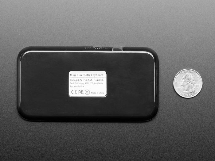 Mini Bluetooth Keyboard – Black by The Pi Hut - The Pi Hut