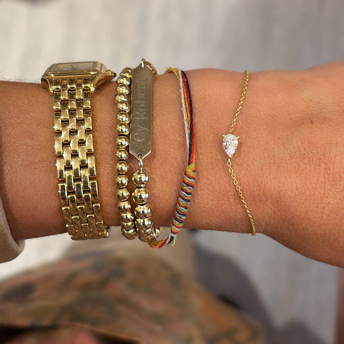 Mini Pear Chain Bracelet