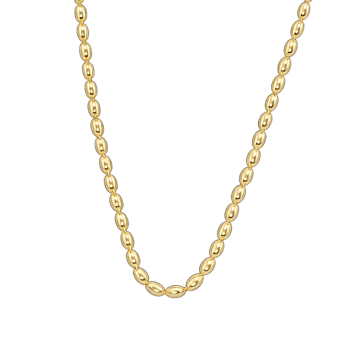 Oval Ball Chain Necklace