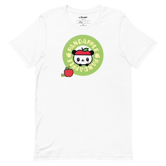 Pandapple Green Logo Tee Apparel Printful White XS