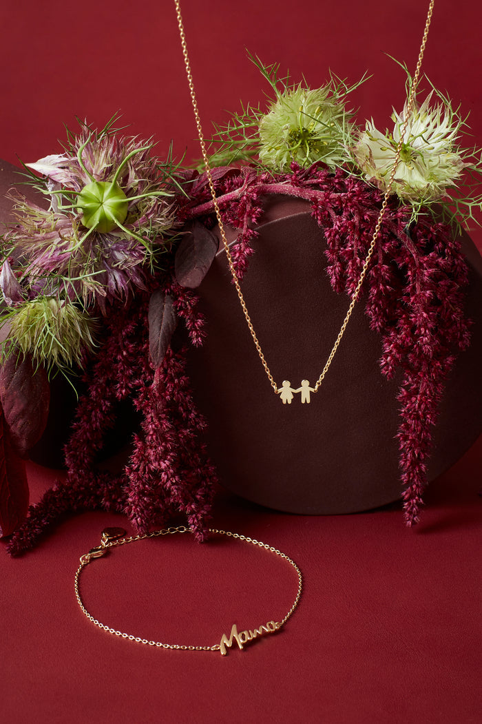 Paperchain People Necklace