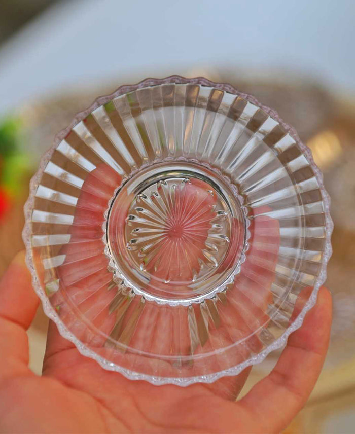 Pasabahce Crystal Plate Tea Plate 6 Piece