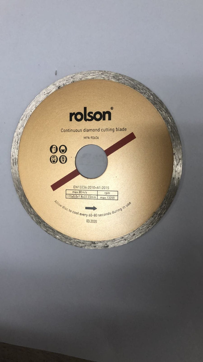 ROLSON Tile Cutting Disc 4.5 Inches SEG - ROL24394 CHMEGA