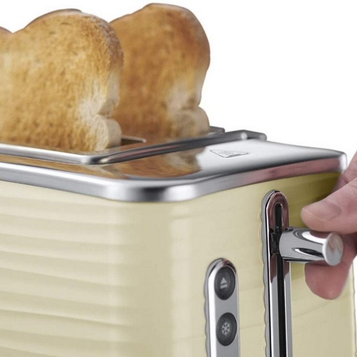 Russell Hobbs Inspire 2 Slice Toaster | Cream