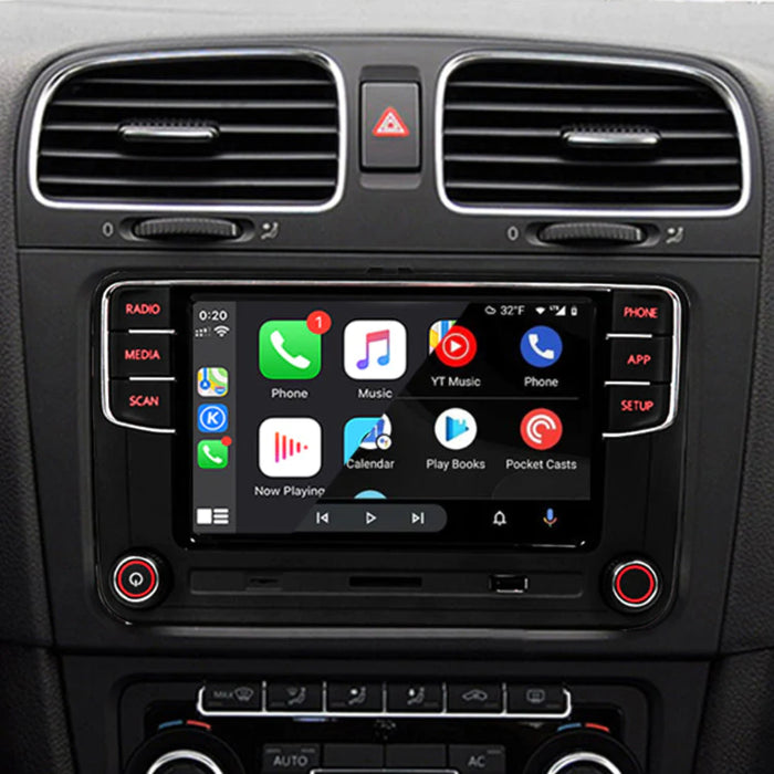 SCUMAXCON RCD360S RCD330 Car Stereo Carplay BLUETOOTH USB Cooling Fan For VW Golf Jetta Passat Caddy Scirocco Touran Tiguan CC Amarok