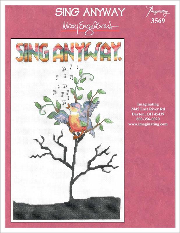 Sing Anyway Counted Cross Stitch Leaflet