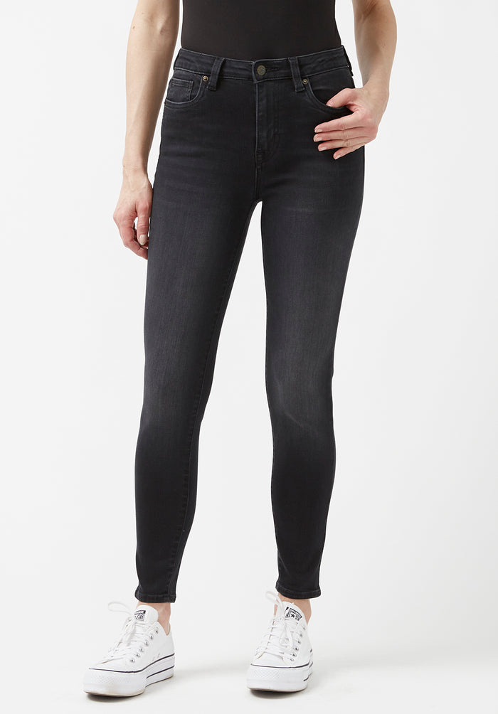 Buffalo Women Jeans Grey Denim Denim Pants Stretch