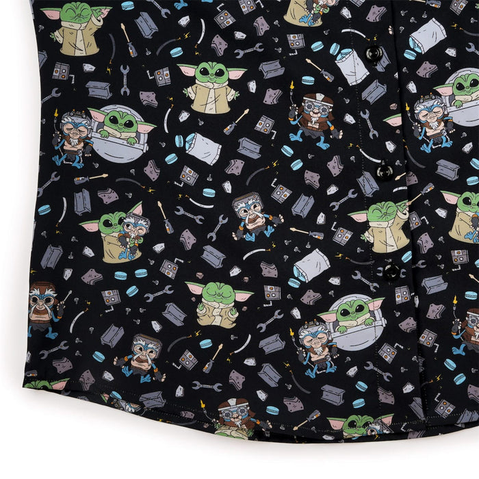 RSVLTS Star Wars Women's Short Sleeve Shirt Star Wars™ "Frik 'n' Grogu" – Women's KUNUFLEX Short Sleeve Shirt Star Wars™ "Frik 'n' Grogu" – Women's KUNUFLEX Short Sleeve Shirt