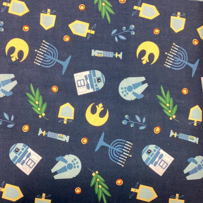 Star Wars Winter Holiday IV Light of the Galaxy Tossed Fabric, Camelot