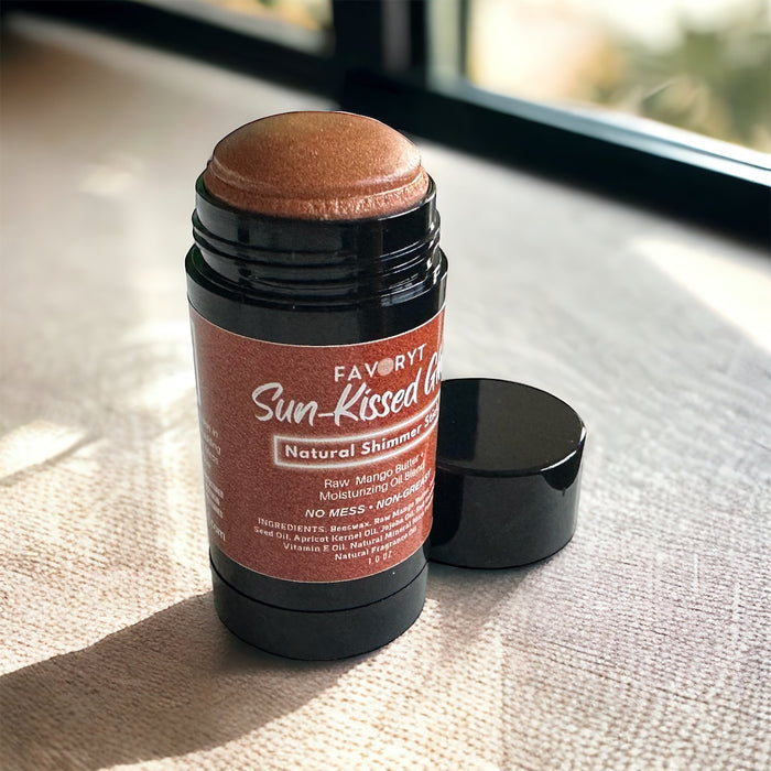 Sun-Kissed Glow Natural Shimmer Skin Balm Stick