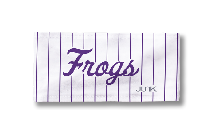 TCU: Frogs Script Pinstripe Big Bang Lite Headband - View 3