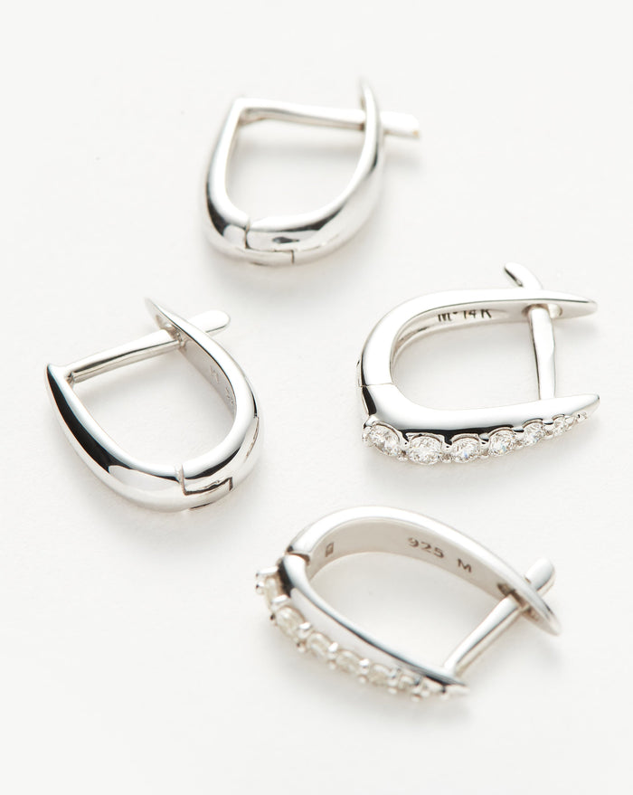 Claw Huggies Earring Set Layering Sets Missoma